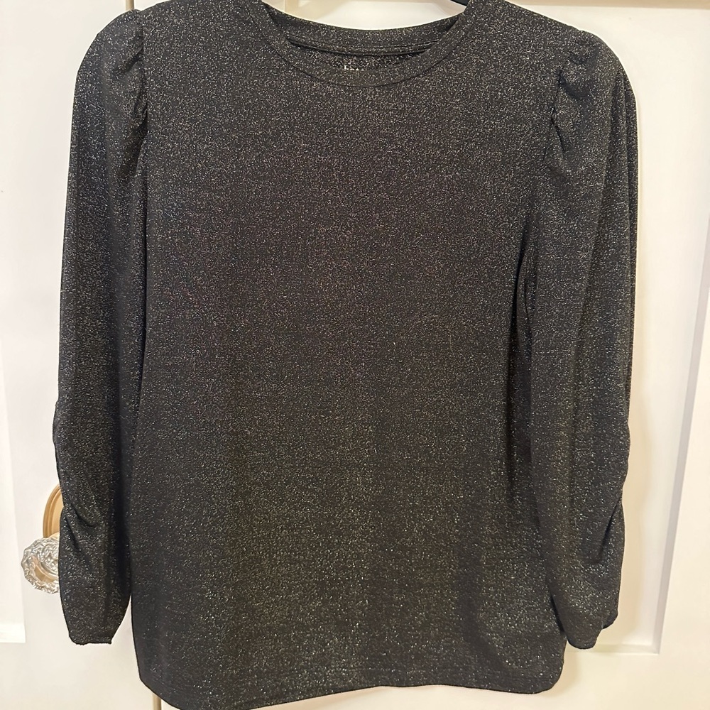 Gold sparkle Kate Spade top